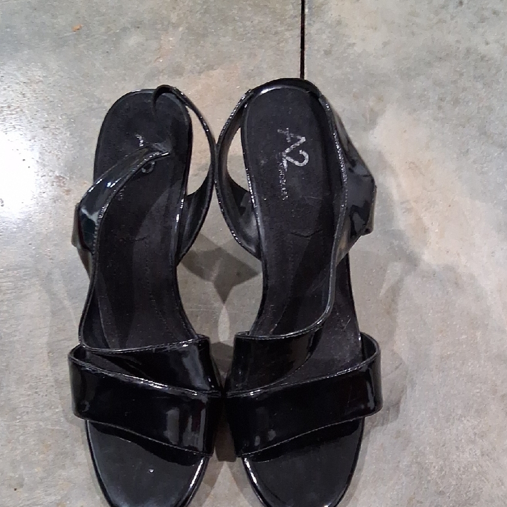 A2 BY AEROSOLE Women's Black Sandals
